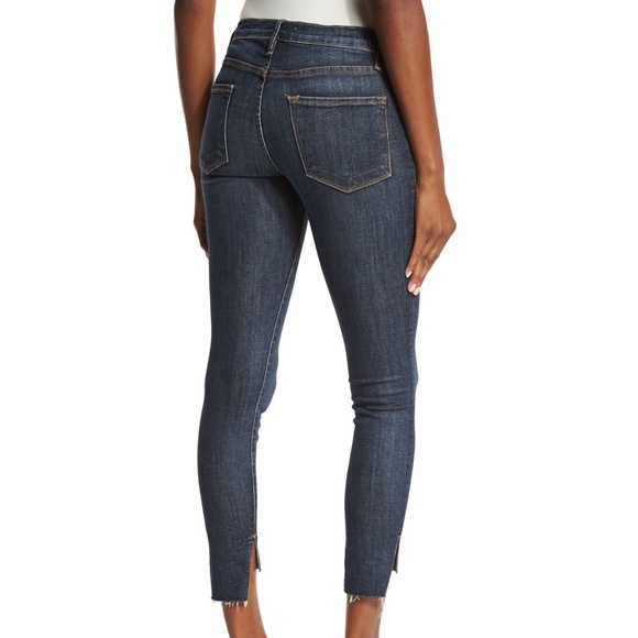 Frame Le High Straight' High Rise Staggered Hem - Picture 2 of 6